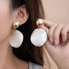 Exaggerated Personalized Earrings Trend Personalized Disc Earrings Earrings Women'S Creative High-End Ear Hooks Niche Design Ear Hooks