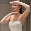 Transparent Bridal Gloves Elegant Tulle Gloves Vintage Wedding Mittens  Opera
