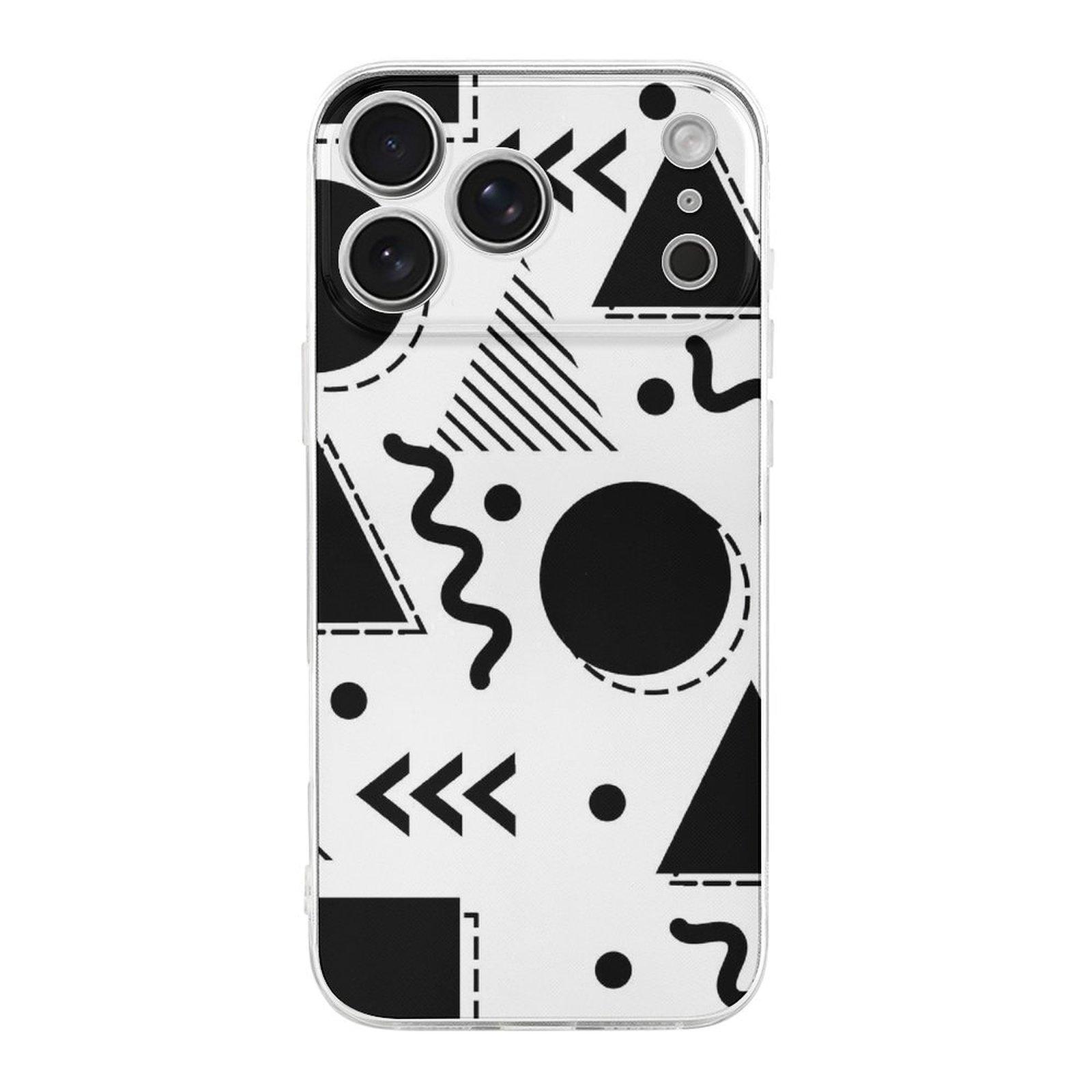 

1 шт. ТПУ чехол для телефона серии iPhone 17, мягкий, устойчивый к царапинам, удобный на ощупь, для ежедневной защиты IPHONE-17ProMax белый