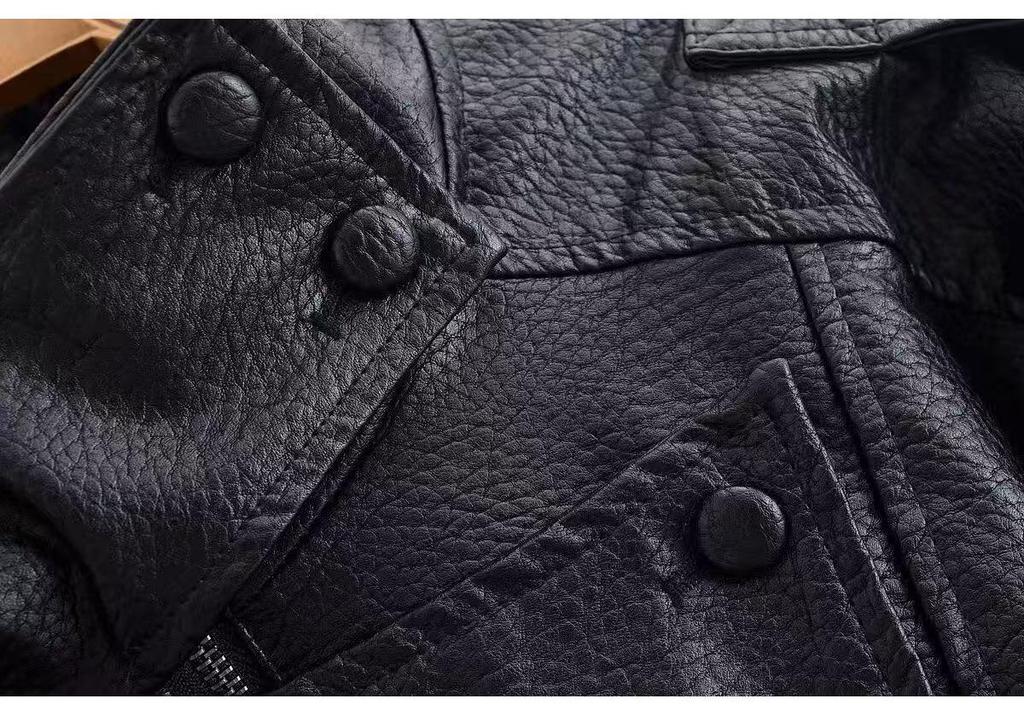 Nieuwe Dames Korte Losse PU Leer Motorjas - Lente/Herfst Europese & Amerikaanse Modetrend