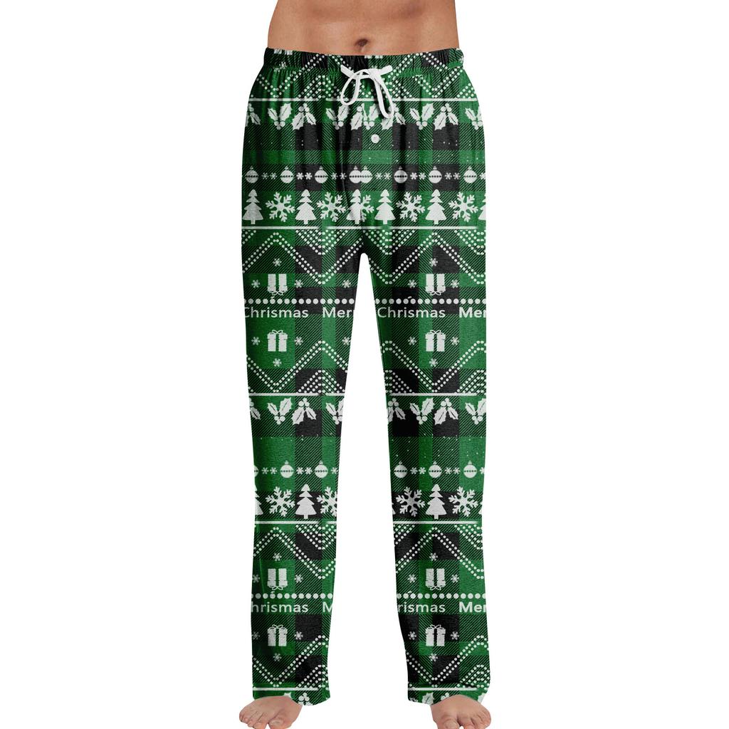 Anime Pajama Pants Sleepwear Casual Drawstring Elastic Waist Pants Comfy Straight Yoga Loose Trousers