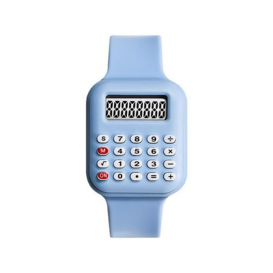 Taschenrechner Elektronische Uhr Digitaler Bildschirm Display Uhr Studenten Armbanduhr mit Abnehmbarem Armband Geschenk für Kinder Jungen Mädchen