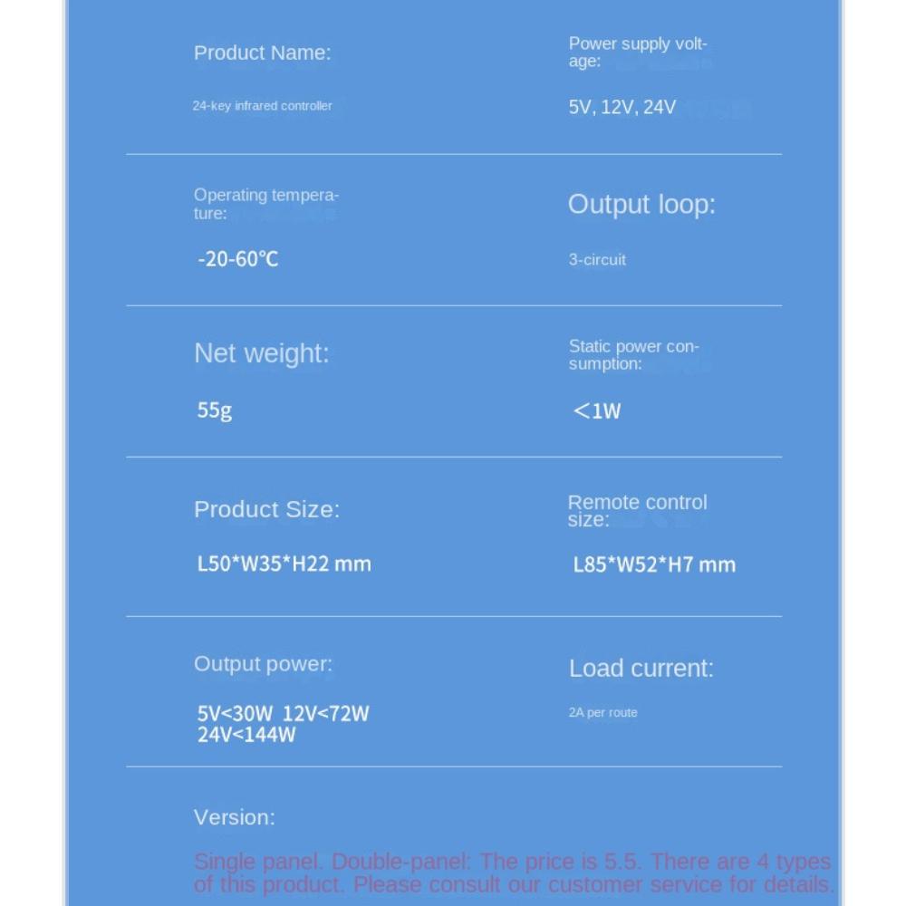 Female Plug to 4Pin Connector LED Light Strip Adaptor RGB Controller  Adaptor Mini RGB Controller