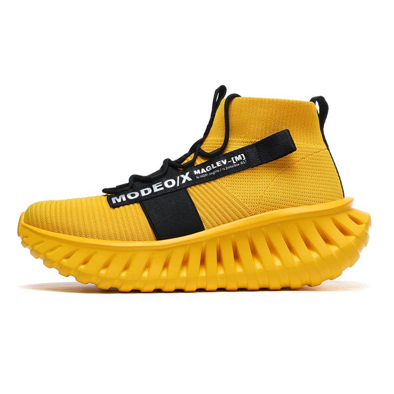 2025 new summer trend fashion casual sports shoes breathable special-shaped bottom large size running shoes men's shoes