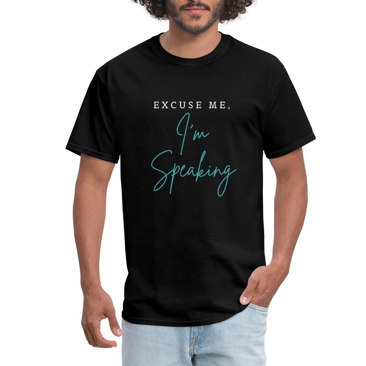 Kamala Harris Election 2024 Excuse Me I m Speaking Men s T-Shirt S