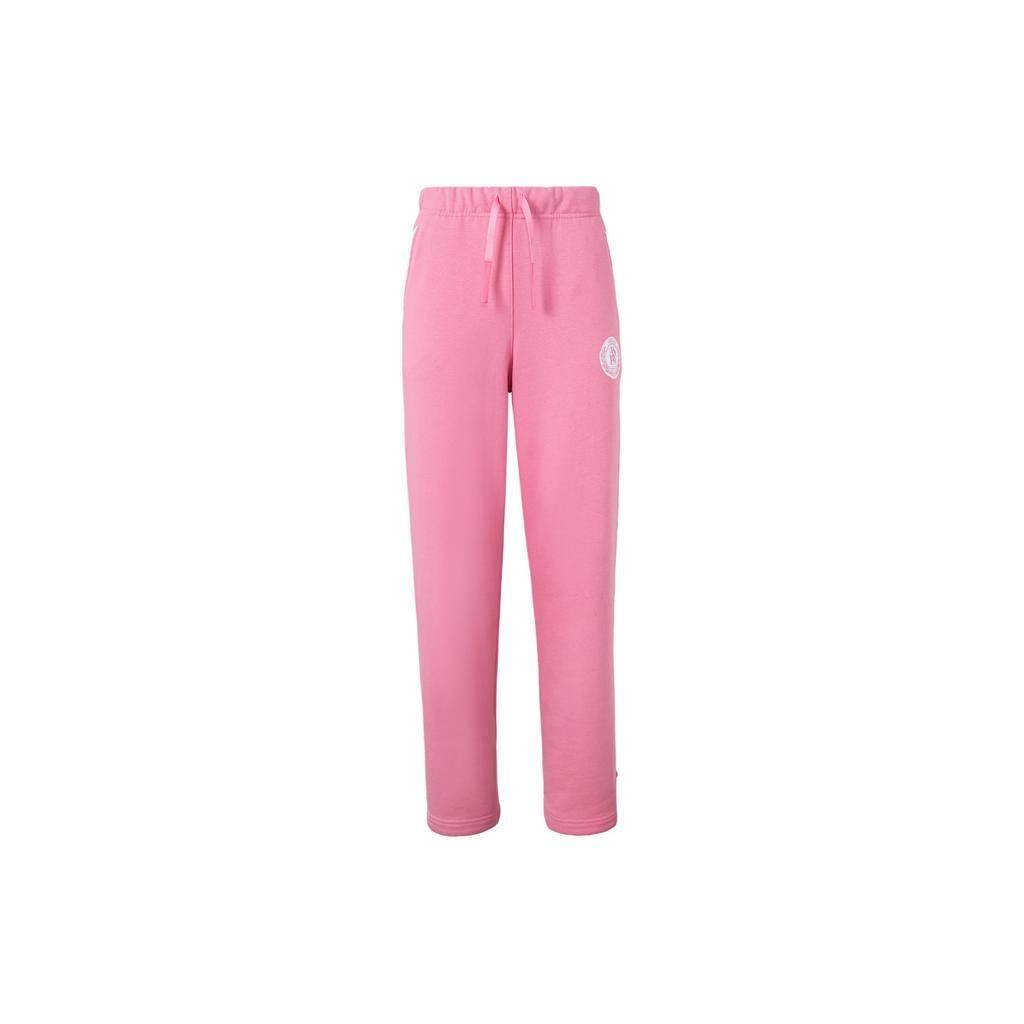 New Adidas W Verbiage Pt1 Knitted Sports Pants Women's Blessing Pink JD3470