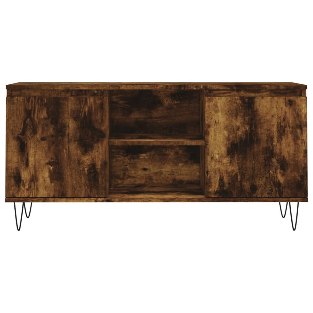 vidaXL TV-Schrank Räuchereiche 104x35x50 cm Holzwerkstoff