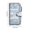 Fashion NYO Print Long Wallet PU Leather Large Capacity Multi Card Slot Casual Coin Purse For Daily Use
