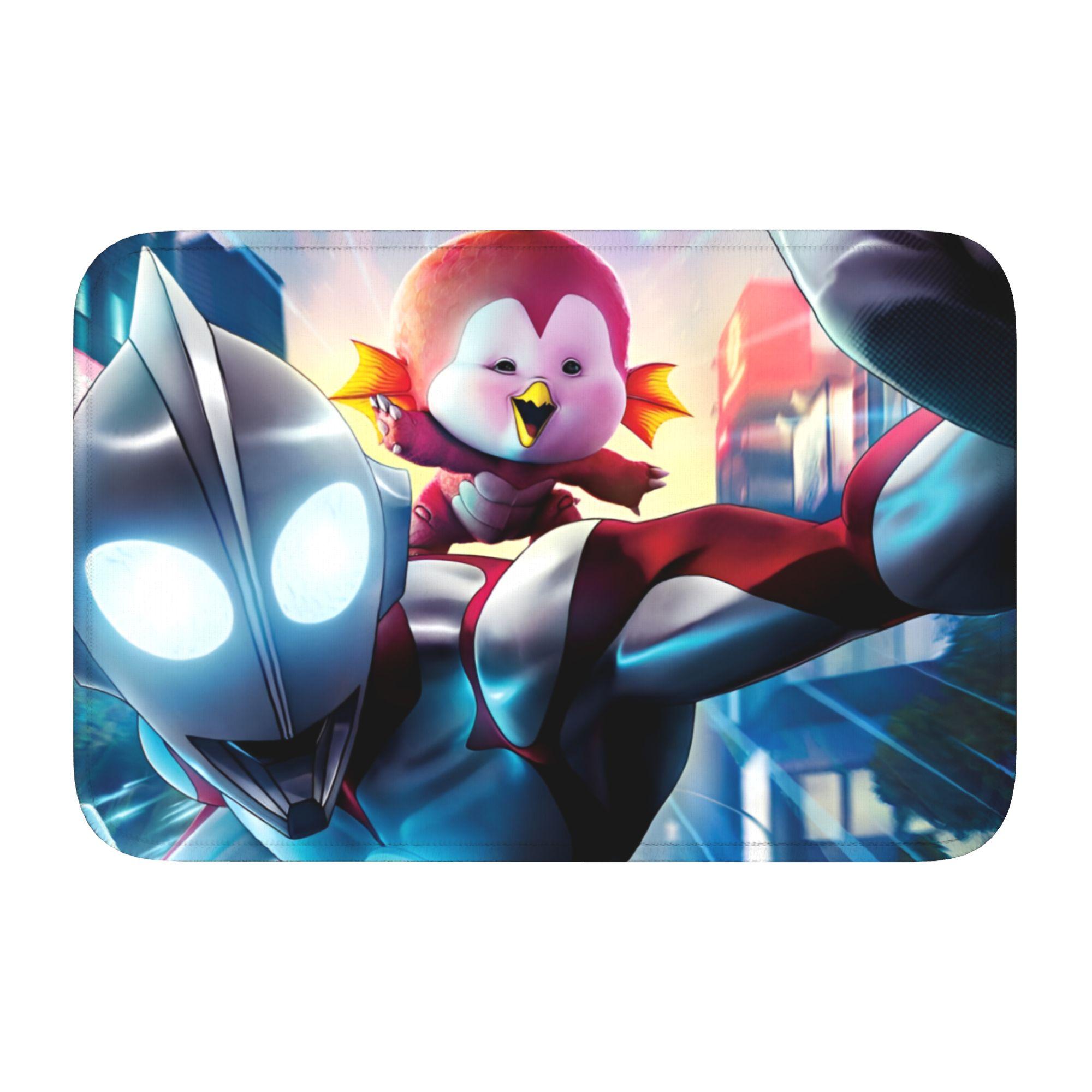 

Ultramanes Anime Front Door Mat Anti-Slip Indoor Welcome Quick Dry Doormat Floor Bathroom Entrance Rug Carpet Footpad 60cm x 90cm