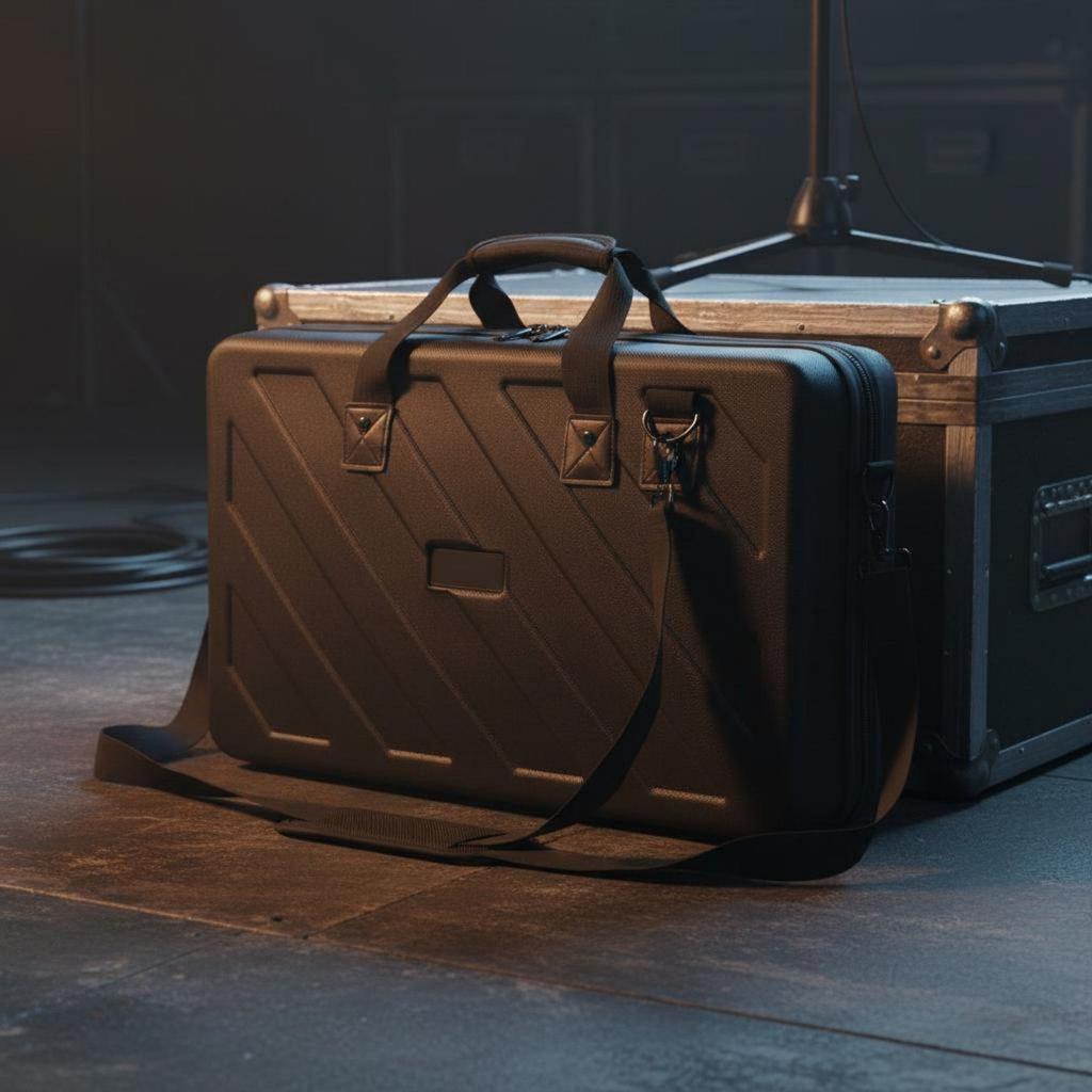 Durable EVA DJ Controller Carrying Case Water Resistant Hard Shell Storage Bag