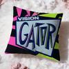 Brand V-Vision Street WearS Cushion Cover Premium Comfort Reversible Pillow Cove -Two in One Design for Any Room & Car Interior