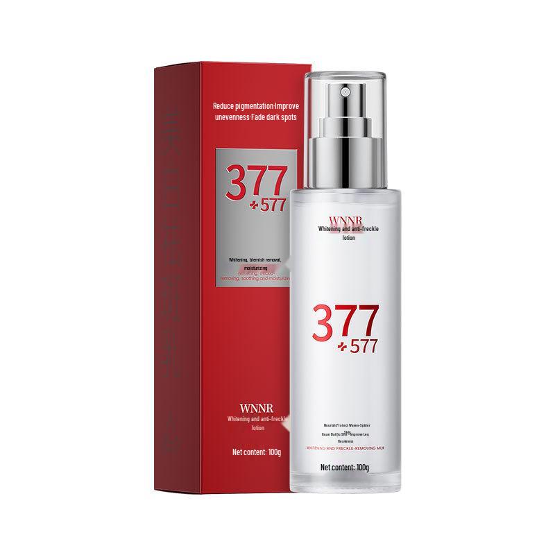 377 Spot-Fading & Brightening Essence Set: Whitening, Hydrating, Anti-Wrinkle, Firming Toner & Moisturizer for Autumn/Winter.