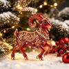 Acrylic Goat Hanging Ornament 2D Flat Christmas Tree Ornament  Shop Window Display