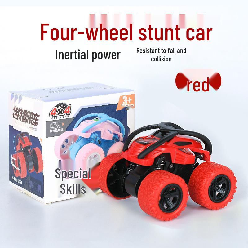 Inertial Stunt Off-Road Car for Kids - Four-Wheel Drive Toy Vehicle