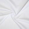YISURE Split Shower Curtain for Bath Sliding Transfer Benches, White Polyester 80x74 Bath Curtain with Two 13.4x11.8-Separated-Away Slits at Bottom,