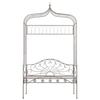 VidaXL Banc de jardin 122 cm Fer Marron antique