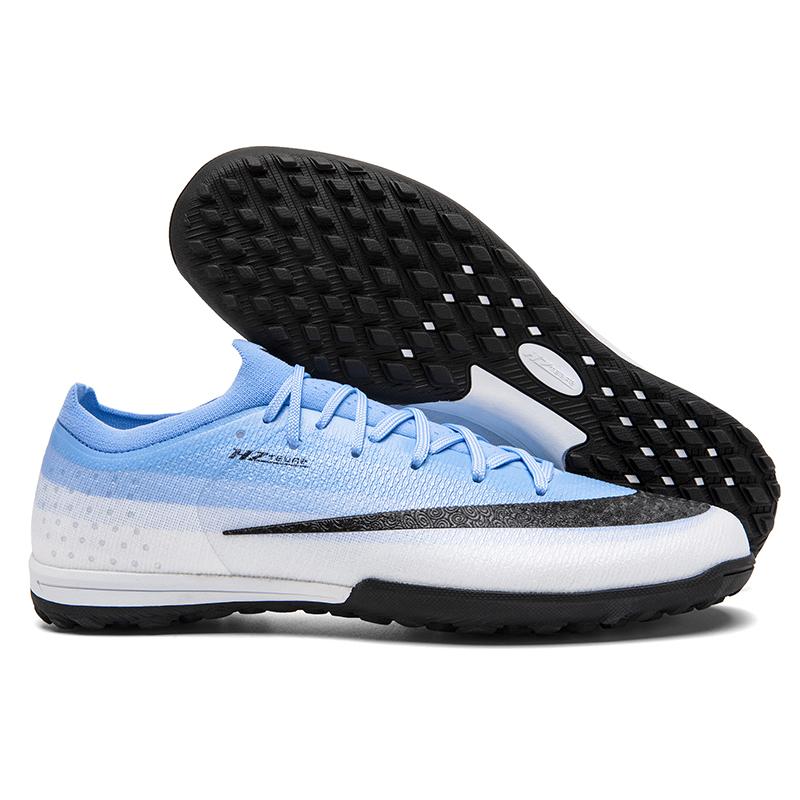 High Quality No-lace Mens Football Boots FG/TF Boys Turf Training Soccer Cleats Non Slip Football Shoes 35-45