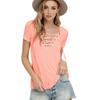 Women Short Sleeve T-Shirt Sexy V-Neck Tops Ladies Summer Casual Pullover Blouse