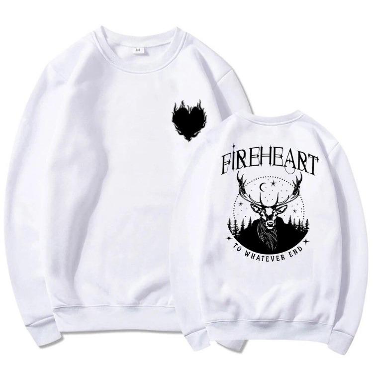 Aelin Galathynius Fireheart Throne of Glass SJM Acotar Women Casual Comfortable Pullover Sweatshirt Hoodie Clothes To Whatever End