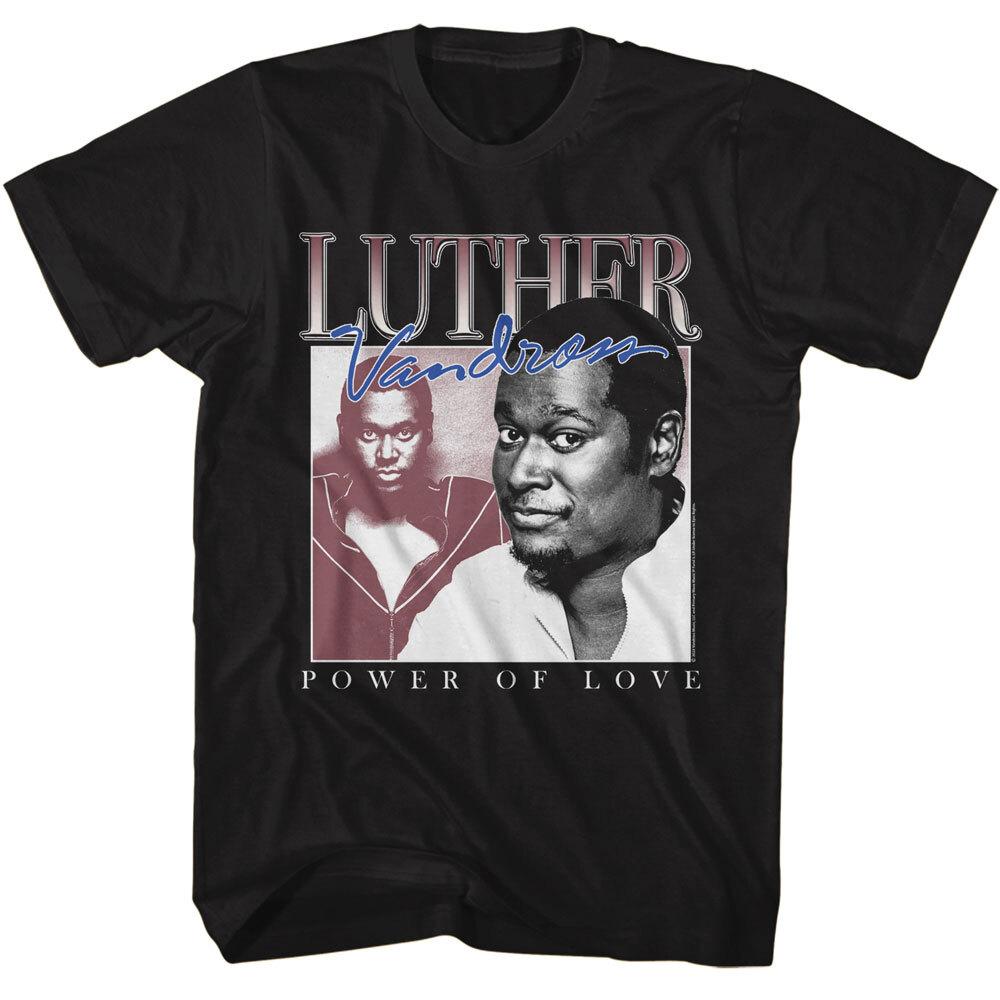 Luther Vandross Exposure Bust Photo Power Of Love Men T Shirt R&B Soul Music L