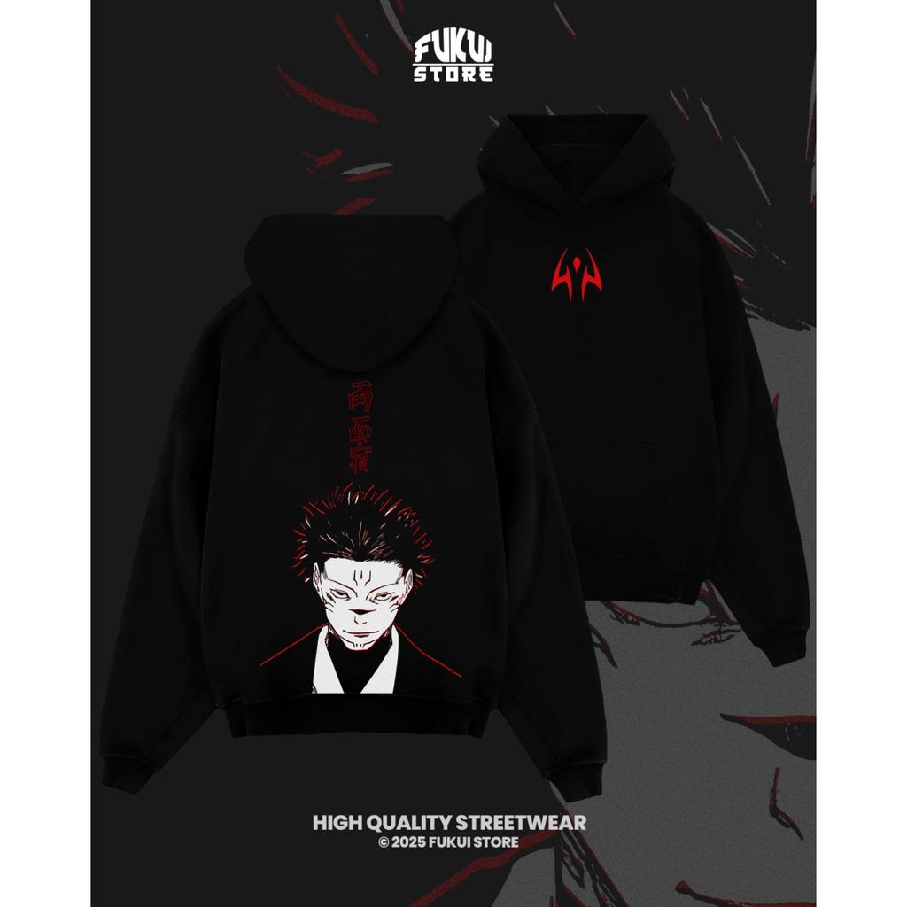 Jujutsu Kaisen Grafik-Hoodies Herren Damen Fleece Warme Sweatshirts Japanischer Anime Print Streetwear Y2k Übergroßer Pullover Trainingsanzug Damen Herren Kleidung