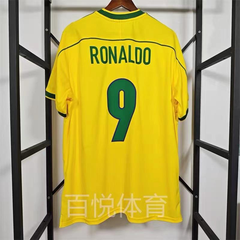 Vintage Jerseys, Soccer Uniforms, Classic Shevchenko, Brazil AC, Ronaldo, Messi, Zidane Puyol Jerseys