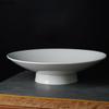 Ceramic Dinner Plate High Feet Refreshment Tray Dim Sum Plates Fruit Plate Salad Bowl Serving Plates Sushi Dish Snack Tray