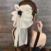 Elegant Hair Accessories with Oversized Tassel Net Yarn Butterfly Bow Hair Clip for Women