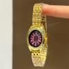 Medieval Watch Women'S Gold Steel Belt Watch Exquisite Retro Quartz Watch Women