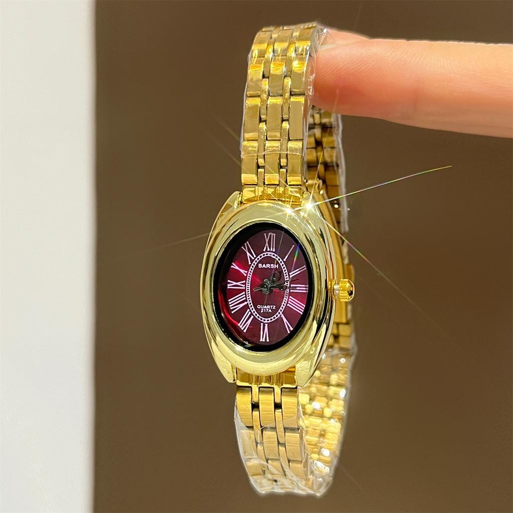 Medieval Watch Women'S Gold Steel Belt Watch Exquisite Retro Quartz Watch Women