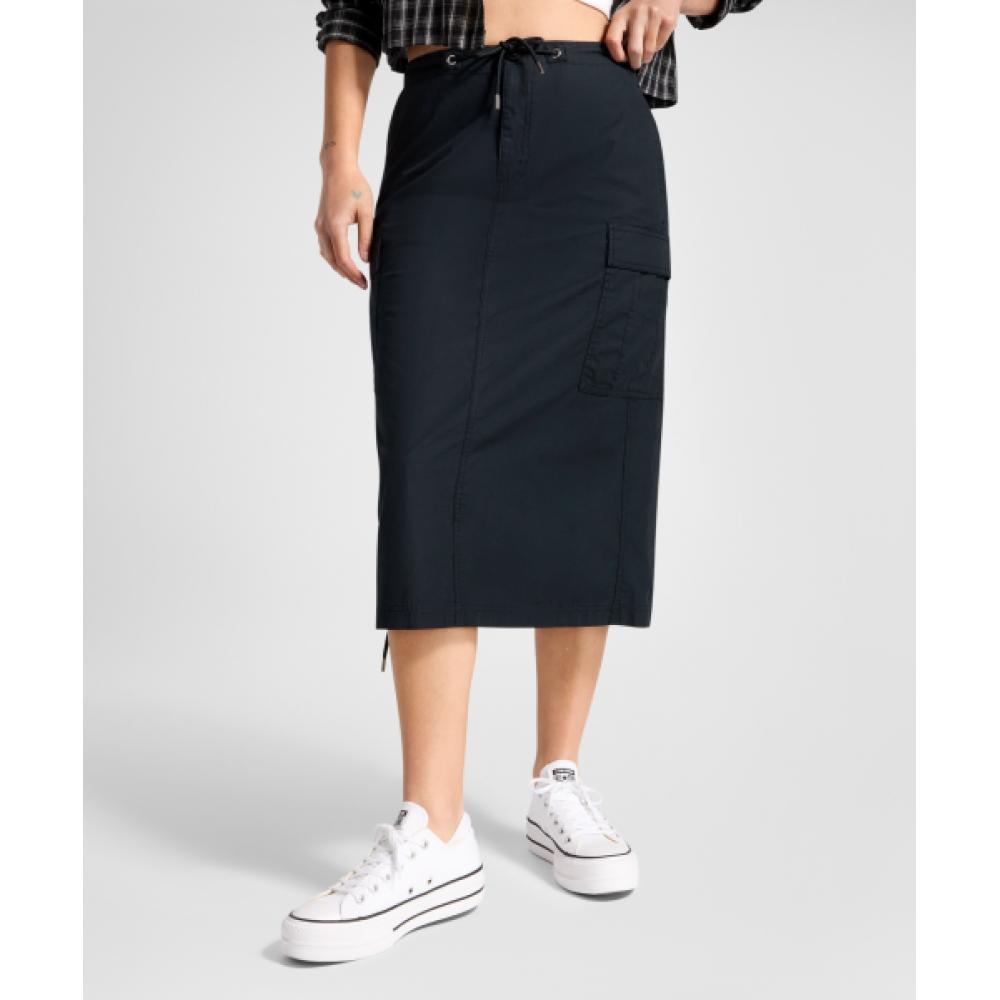

CONVERSE Длинная тканая юбка-карго Converse Black 10026794 A04 65