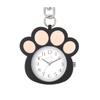 Catmint Paw Print Charm Pocket Watch Black [Follow] N02225S-0 Women's