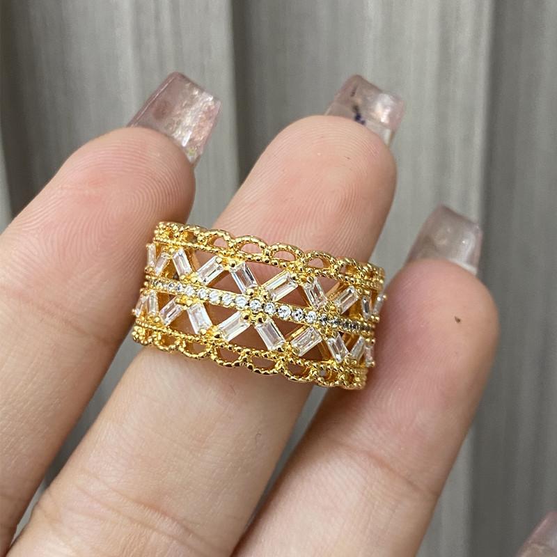 Настоящее золотое покрытие тяжелая промышленность цыганская звезда живое кольцо преувеличенный стиль не выцветающее кольцо