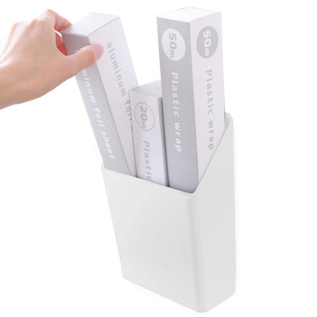 Oka PLYS Base x x Plys Base Wrap Storage (Plys Base) White, 21.5cm 15.5cm 8cm, (with Velcro)