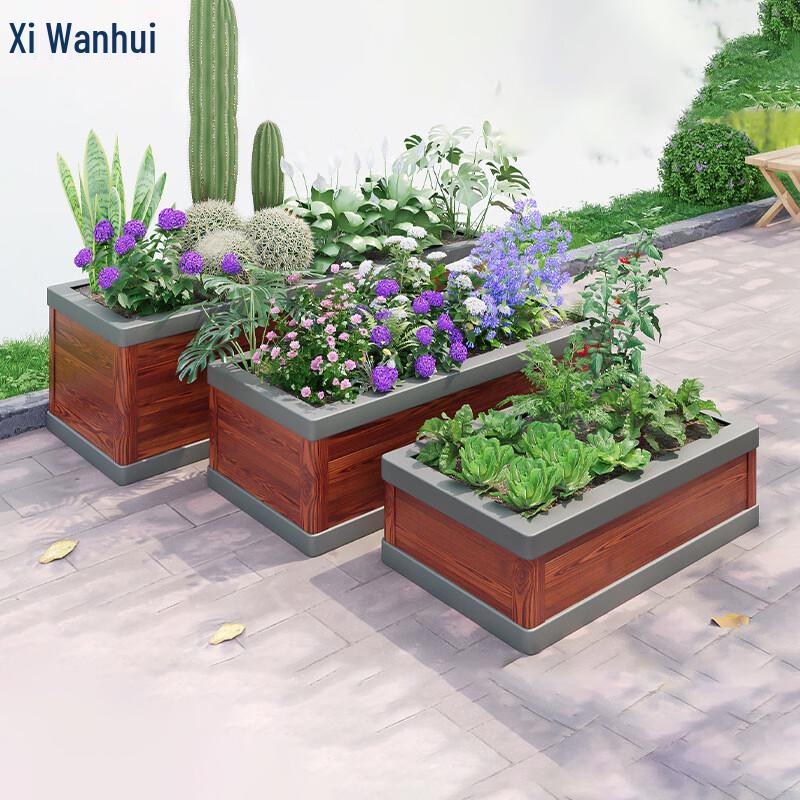 Xiwanhui Outdoor Horizontal Plank Planter Box