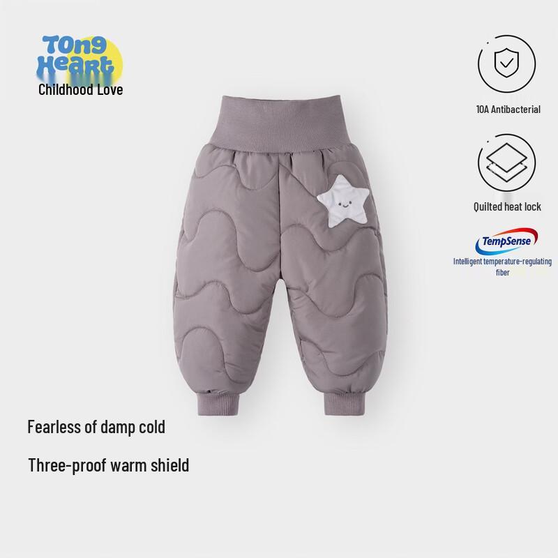 Детские брюки Tong Lian Chu Xin с 3-защитой, набивные, с хлопковыми манжетами 100