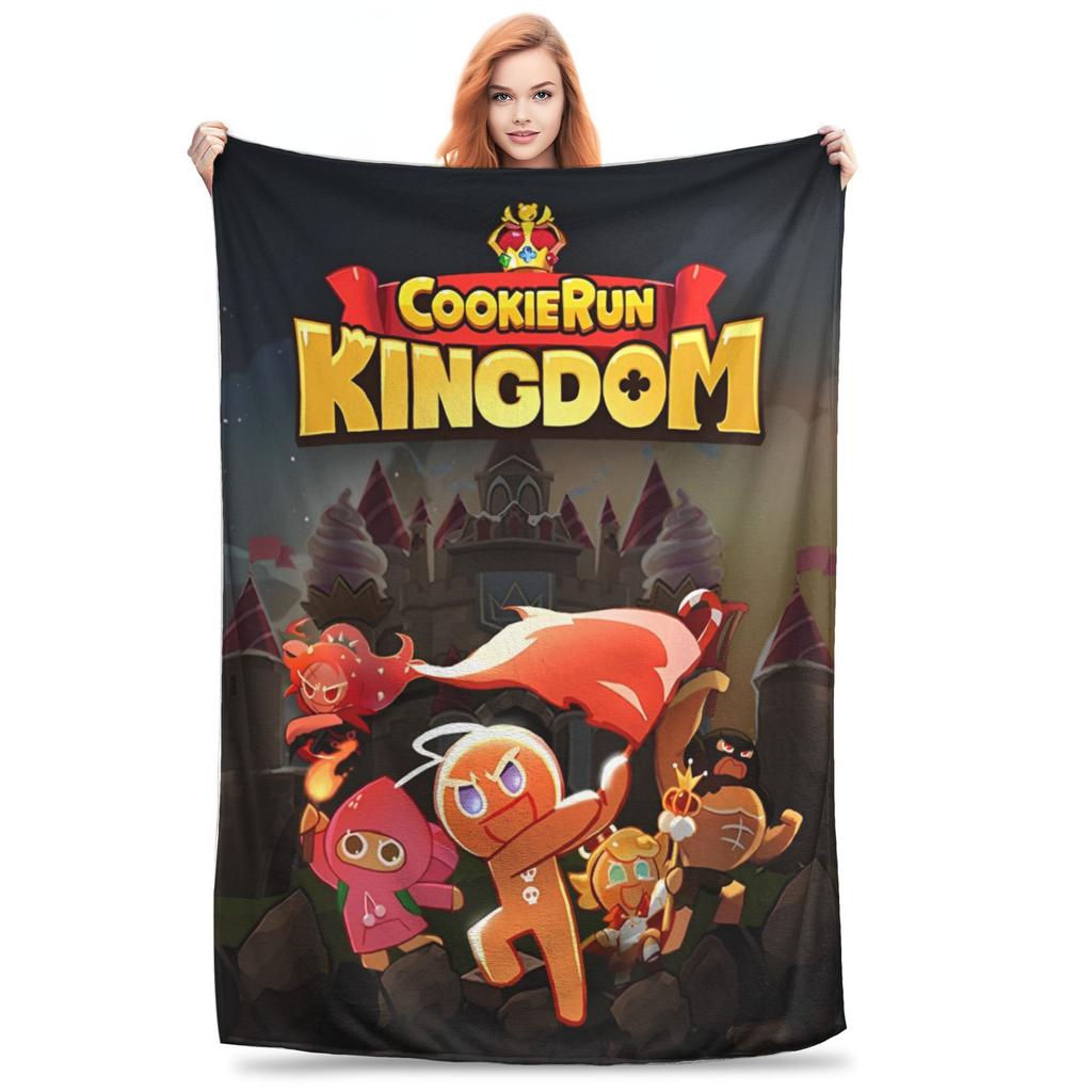 Shadow Milk Coolie cookie run kingdomed Game Blanket Super Soft Warm  Throw Blankets for Couch 50x60 Inch Multi-size Bedspread