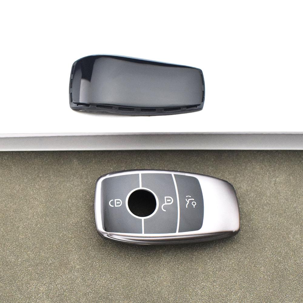 3 Buttons Auto Shell Bag Gun Grey TPU Car Key Cover Case For Mercedes Benz W177 W205 W213 W222 G63 X167 Maybach A E G GLS Class