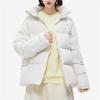 Fila Loose Casual Hooded Logo Simple Warm Windproof Waterproof Long Sleeve Down Jacket Unisex Outerwear White F51U449902AIV