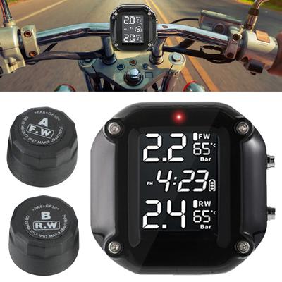 Motorcycle TPMS Tire Pressure Sensor Tyre Pressure Monitoring System External Sensor for Motorbike Autobike Scooter Motor TMPS