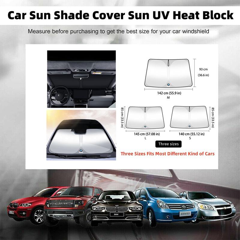 Car Sunshade Front Window Sun Shade Windshield Cover Auto Accessories For BMW E90 E60 E46 E39 F30 F10 E87 X3 X4 X5 X1 G30 G20 M3