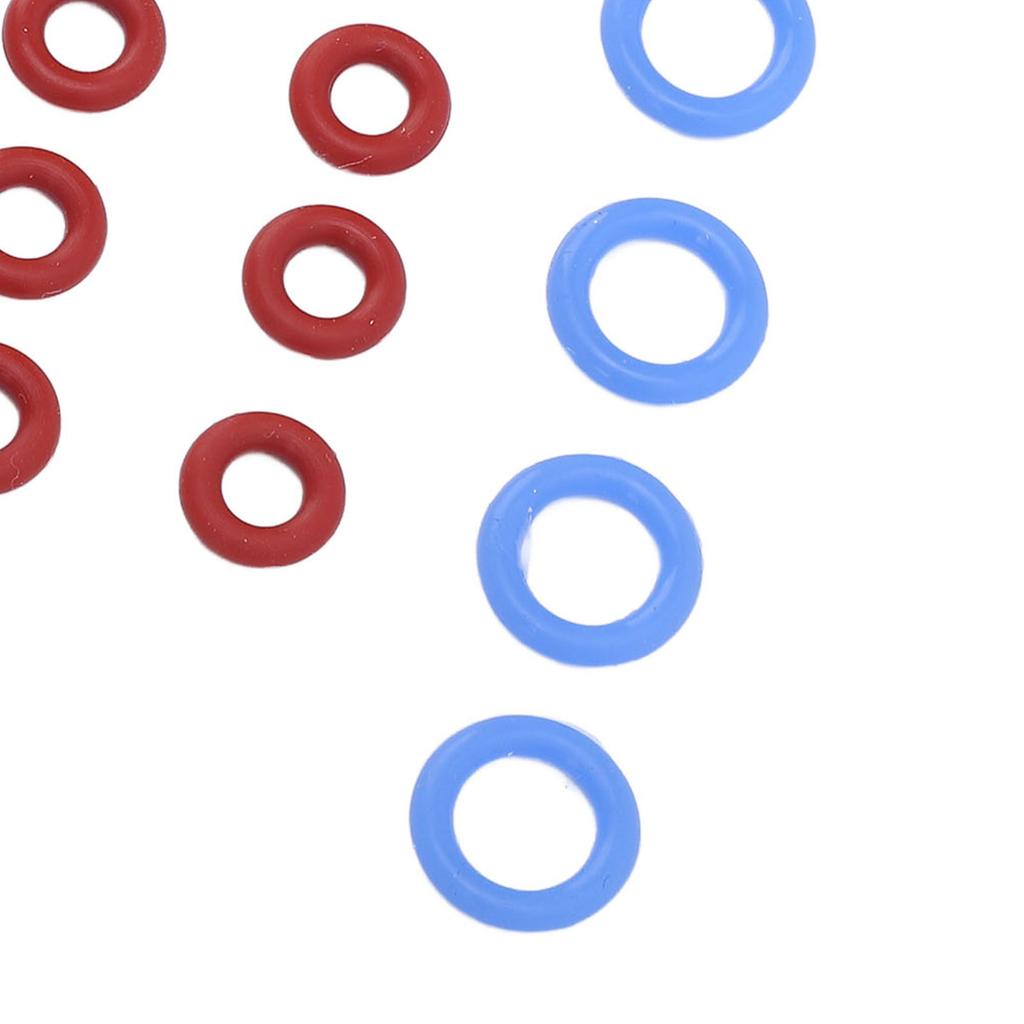 17PCS Coffee Machine O Loop Seal Replacement Kit Silicone 5PCS Large Washer 12PCS Small Gasket for BES900 920 980 990 Coffee Machines Blue and Red