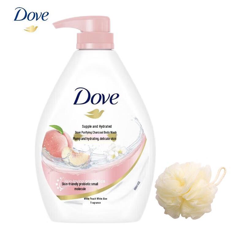 

Dove Bouncy Hydrating Shower Gel with Bath Sponge