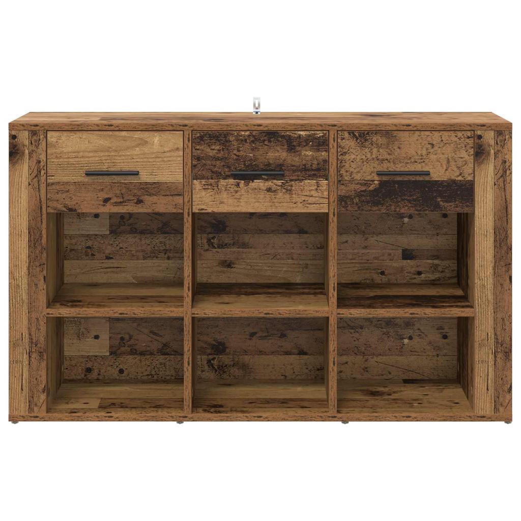 Reclaimed Wood Sideboard 100 x 30 x 59.5 cm Engineered Wood