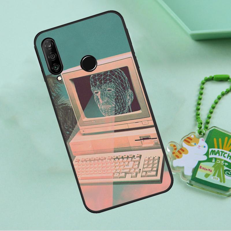 Retro Aesthetic Japanese Game Over For Huawei Nova 8i 11i 12i 12s 9 10 SE Y90 Y60 Y70 Y72 Y61 Y91 P20 P30 P40 Lite P60 Pro Case