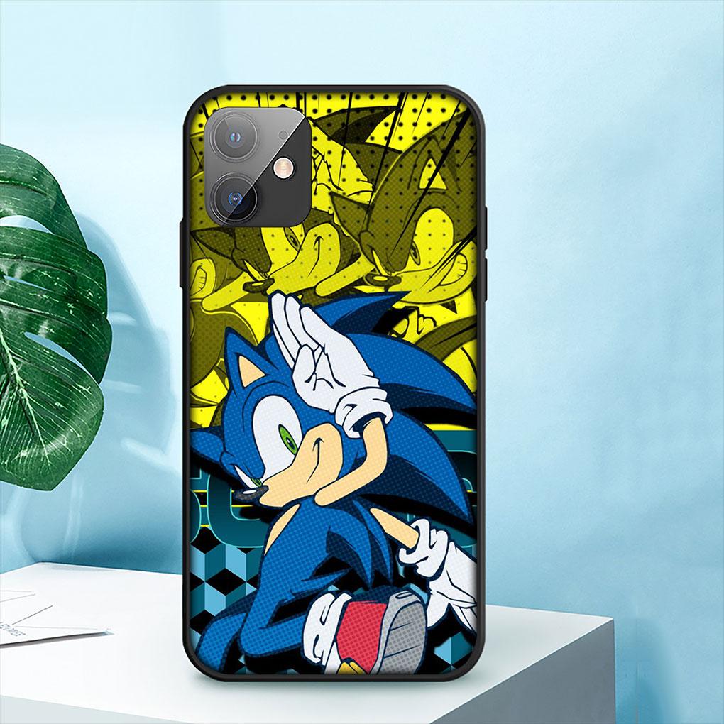 Anime S-Sonics Wallpaper Hedgehogs Cover Case for Apple iPhone 15 14 13 12 Mini 11 Pro X XR XS Max 7 8 Plus + 15+ Phone Casing