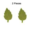 2PCS Lifelike Leaf Embroidery Parches Adhesive Iron On Embroidery Leaf Stickers No Sewing Needed Hole Repair Maple Patches