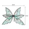 Fairy Wing Costume Dress up Photo Prop Girls Women Angel for Party Carnival 60cmx50cm Argent