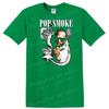 Pop Smoke T Shirt Featuring Rose Star Design Graphic Vintage Style Tee