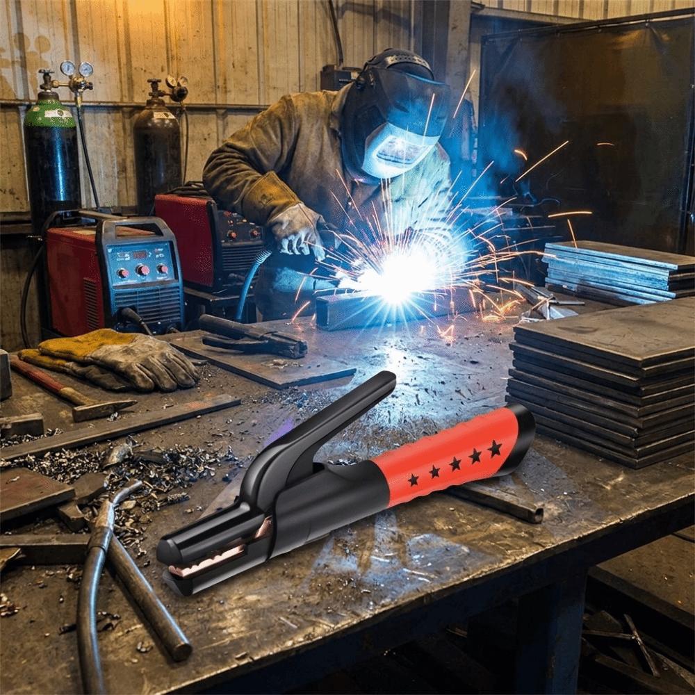 Secure Grip Welding Electrode Holder Heavy Duty Welding Tongs Electrode Clamp Welding Machine